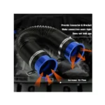 IG Tuning Flexible Air Intake Hose Blue - Image 3