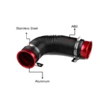 IG Tuning Flexible Air Intake Hose Red - Image 4