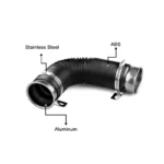 IG Tuning Flexible Air Intake Hose Chrome - Image 2