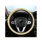 IG Tuning Steering Wheel Cover Beige Relief Seam - Image 2
