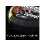 IG Tuning Steering Wheel Cover Suede Black/Beige - Image 4