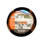 IG Tuning Steering Wheel Cover Suede Black/Brown
