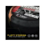 IG Tuning Steering Wheel Cover Suede Black/Brown - Image 4