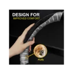 IG Tuning Steering Wheel Cover Suede Black/Grey - Image 3