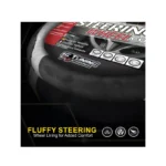 IG Tuning Steering Wheel Cover Suede Black/Grey - Image 4