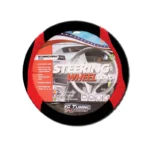 IG Tuning Steering Wheel Cover Suede Black/Red