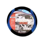 IG Tuning Steering Wheel Cover Suede Black/Blue