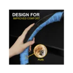 IG Tuning Steering Wheel Cover Suede Black/Blue - Image 3