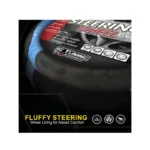 IG Tuning Steering Wheel Cover Suede Black/Blue - Image 4