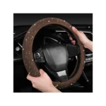 IG Tuning Steering Wheel Cover Brown Bling - Image 2