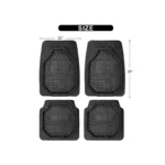 IG Tuning Black Maxi Tray Style Rubber Mat - Image 2