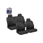 Lafa Racing Topride Fabric Seat Cover Black For Nissan Frontier (2017) Type S