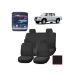 Lafa Racing Topride Fabric Seat Cover Black For Toyota Hilux Vigo 10Pc
