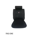 FW Racing Leather Seat Cover Black w/Red