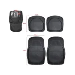 Lafa Racing Topride Black 4Pc Bucket Rubber Mat