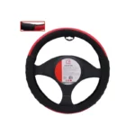 Lafa Racing Topride Steering Wheel Cover Black/Red