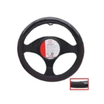 Lafa Racing Topride Steering Wheel Cover Black w/Red Stitch