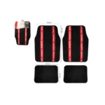 Lafa Racing Topride Black 4Pc Carpet Mat