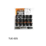FW Racing Wheelnut Set Black 1.25 (16Pcs)