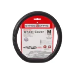 Steering Wheel Cover Swissdrive "M" D-Shaped Black/Red