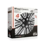 Wheel Cover (Hubcap) Swissdrive Marina Bay Black/Silver 14"