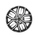 Wheel Cover (Hubcap) Swissdrive Lemans Silver/Black 14"