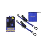Goodyear XL Retractable Ratchet Tie Down 2Pcs 25mm x 3.0m