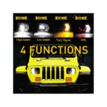 IG Tuning Black Back Ground Led Headlamp 3 Arrow 2Pcs - Image 3