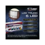 IG Tuning 6Led Clear Truck Side Marker Light - Image 3