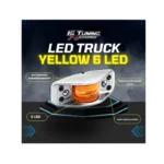 IG Tuning 6Led Yellow Truck Side Marker Light