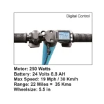 IG Tuning Electric Scooter 250W 8-8Ah 5 In 6kg - Image 6