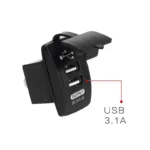 IG Tuning Dual USB Socket Power Outlet Fast - Image 2