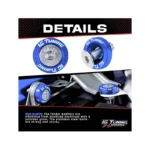 IG Tuning Number Plate Screw 20Pc Blue - Image 2