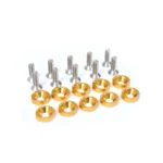 IG Tuning Number Plate Screw 20Pc Yellow