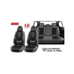 Seat Cover Swissdrive Valour Ultra-Luxe Black/Grey 15Pcs