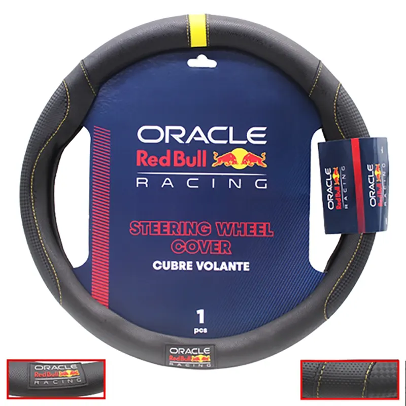Redbull Racing Steering Wheel Cover Black/Yellow